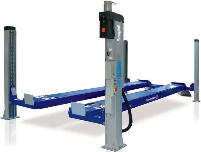 RAV 14,000 LB FOUR POST OPEN FRONT ALIGNMENT LIFT